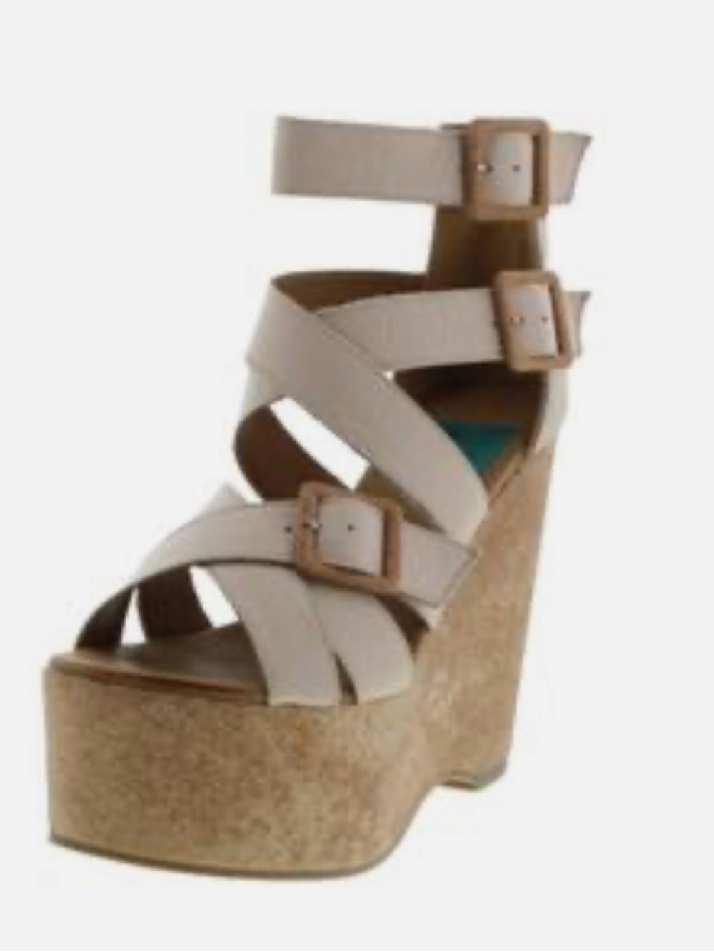 Vintage fugu Malibu platform wedge heels (rare)
